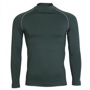 Rhino Mens Thermal Underwear Long Sleeve Base Layer Vest Top / Bottle Green